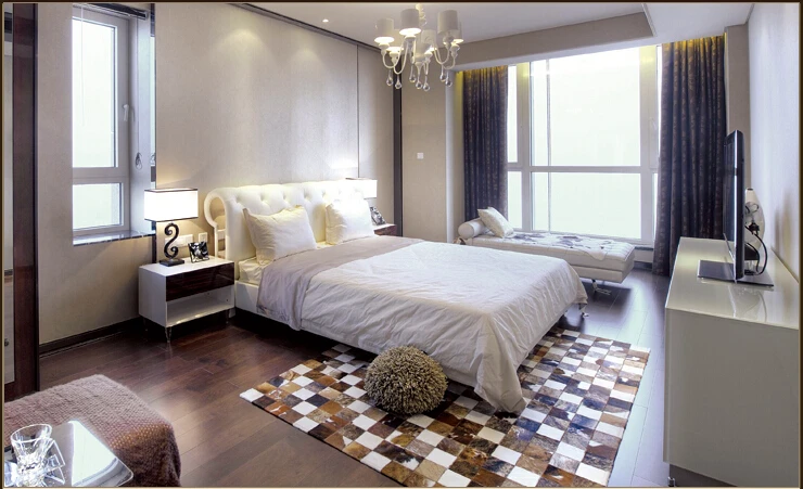 Ковер из натуральной воловьей кожи ковёр и ковер роскошная мебель для гостиной