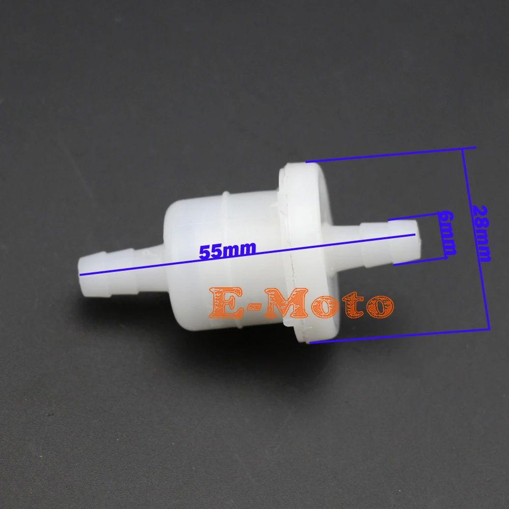 100 шт. встроенный бензиновый очиститель топливный фильтр для GY6 49CC 50CC 125CC 150CC