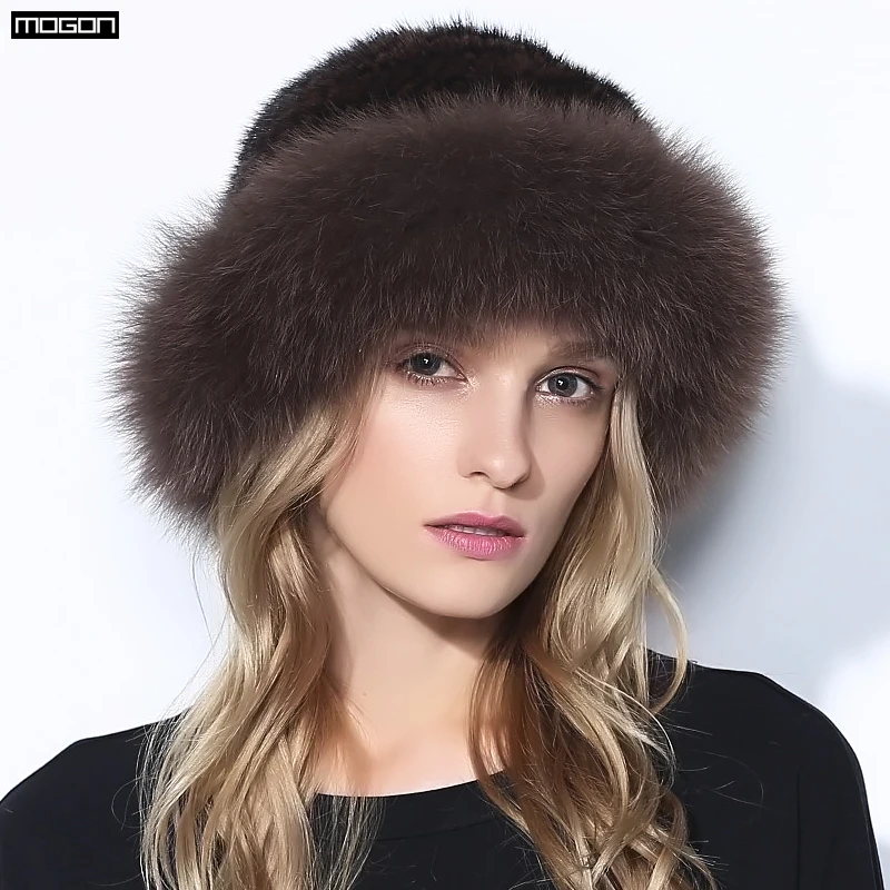 Для женщин ограниченная взрослых новая однотонная меховая Шапки для зимы