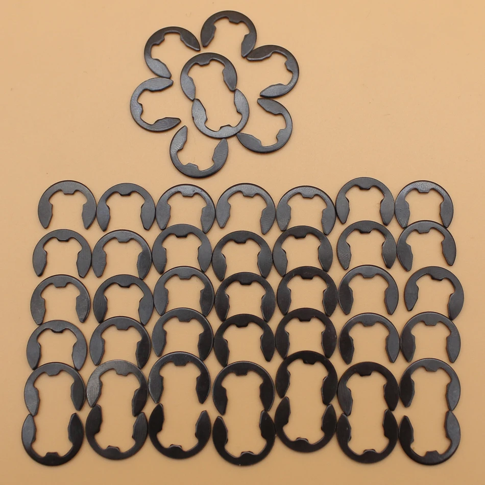 50 шт./лот зажим для барабана сцепления Звездочка STIHL MS170 MS180 MS210 MS230 MS250 017 018 021 023 025