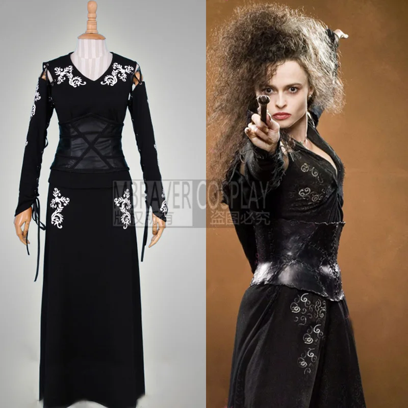 2018 Косплей костюм Беллатрикс лесранж|cosplay costume|bellatrix lestrange costumebellatrix |