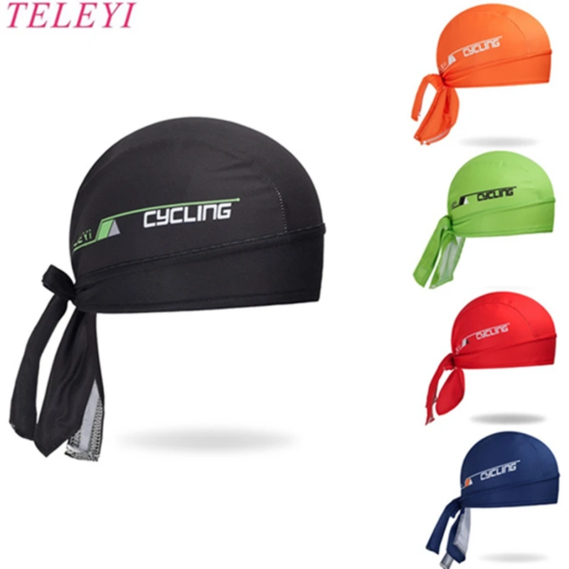 

2020 Outdoor Sport Men Bike Bicycle Cycling cap Bandana Hat Breathable Sweat Helmet hat Skull Pirate Head Scarf Headband
