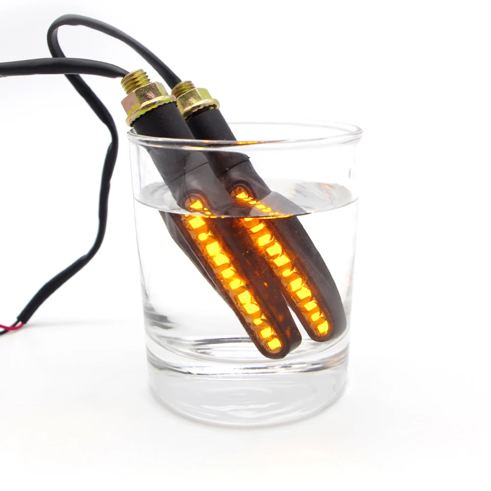 Индикатор мотоцикла E-mark указатель поворота Светодиодная лампа-мигалка для Honda