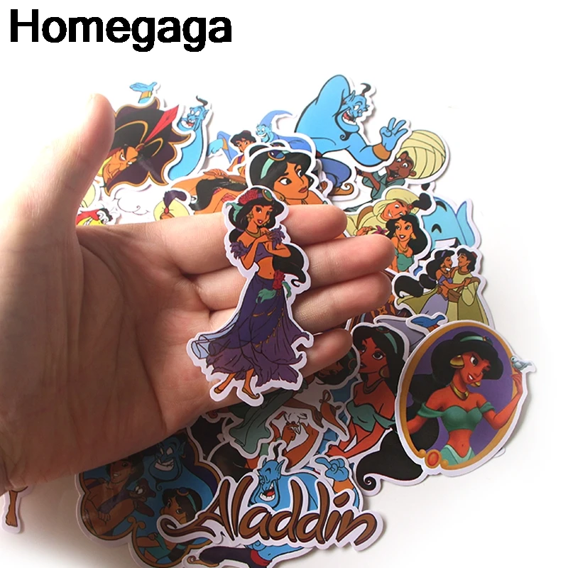 Homegaga 39 шт мультяшная волшебная лампа креативный значок DIY наклейки ПК настенный ноутбук чехол для телефона двигатель Скрапбукинг альбом D2133