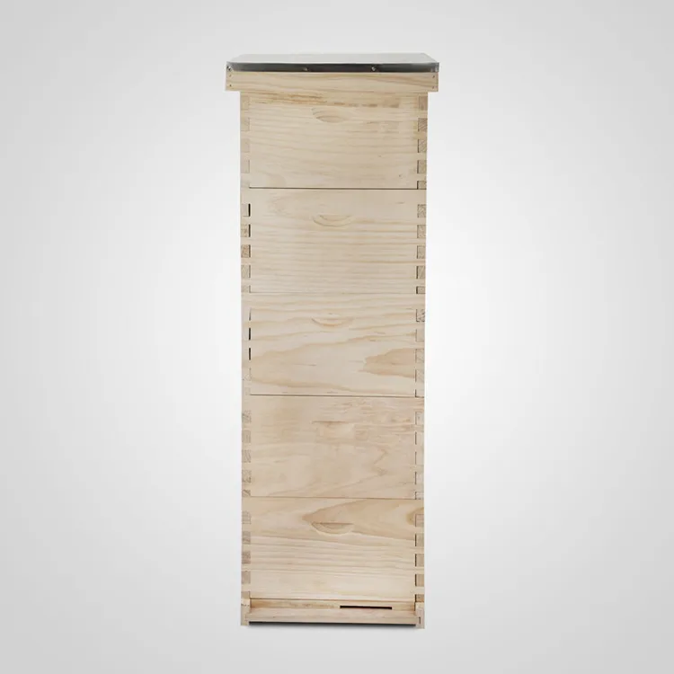 Высокое качество Lang stroth Bee Hive 10 Frame 1 Deep 4 средняя коробка (без рамок или основы)