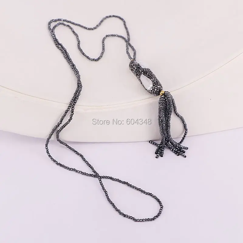 Ожерелье из 3 нитей Смешанная форма пресноводного жемчуга ожерелье с 2 мм