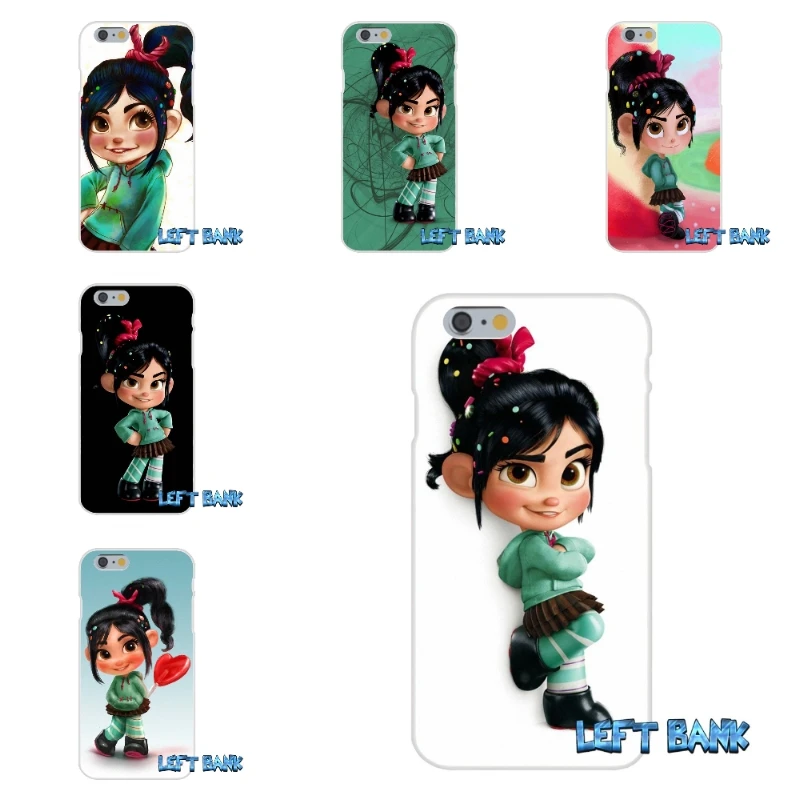 Мягкий силиконовый прозрачный чехол из ТПУ для Samsung Galaxy Note 3 4 5 S4 S5 MINI S6 S7 edge Vanellope Von