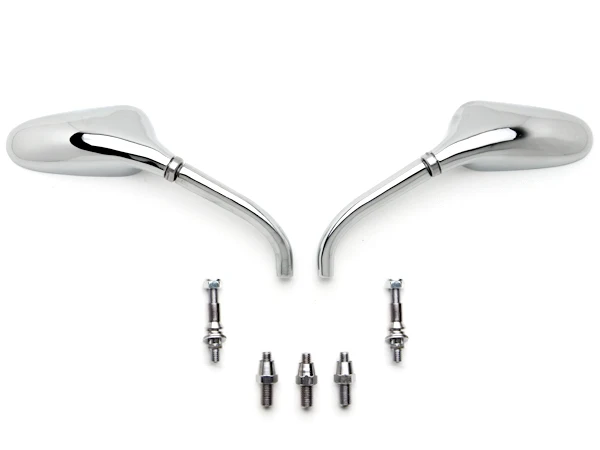 Абсолютно новые 100% хромированные мотоциклетные зеркала для гольф клуба +