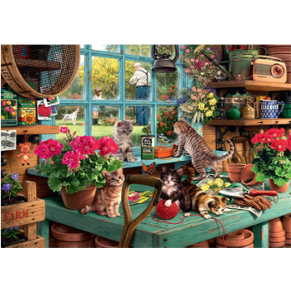 

Алмазная живопись LI LOYE DIY, вышивка крестиком, цветок, полная Стразы, мозаика 5D, алмазная вышивка, кошка, набор для рисования, FZ682