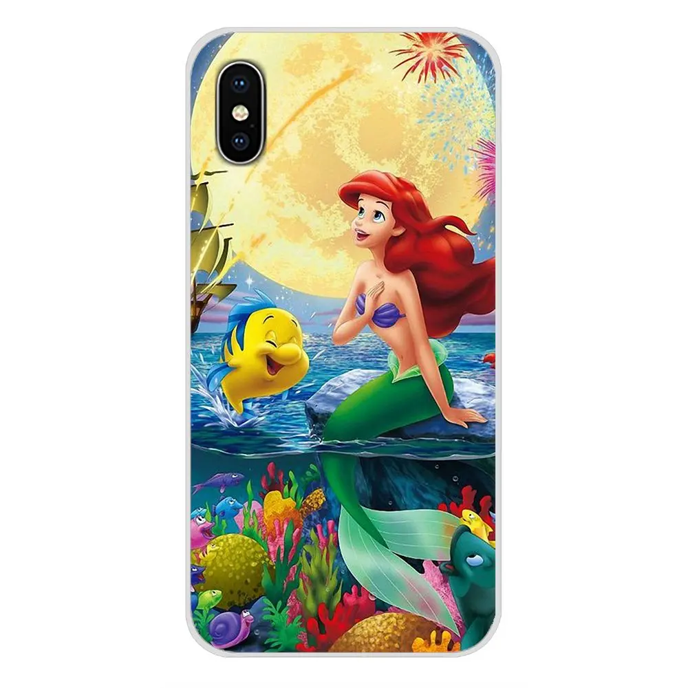 images 10 Аксессуары, чехлы для телефонов, чехол Ариэль Русалочка для Apple iPhone X XR XS MAX 4 4S 5 5S 5C SE 6 6S 7 8 Plus ipod touch 5 6 - Цвет: images 10