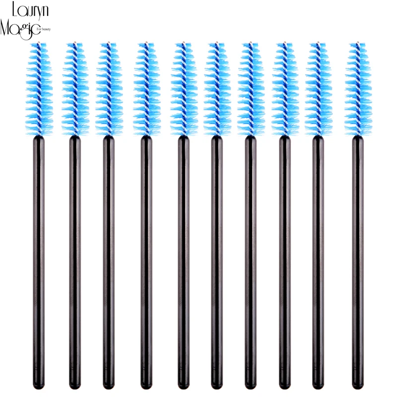 

10PCS/pack Disposable Eyelash Brush Mascara Wands Applicator Wand Brushes Eyelash Comb Brushes Spoolers Makeup Tool