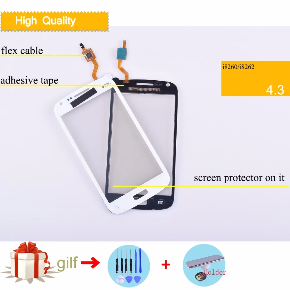 Сенсорный экран I8260 для Samsung Galaxy Core Duos I8262 I8262D дигитайзер сенсорного экрана