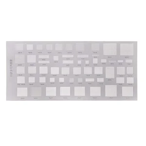 55 видов микросхема универсальные чехлы для мобильного телефона для нанесения паяльной пасты на печатные платы BGA Трафареты инструмент для ремонта мобильных телефонов для Мобильный телефон ПК