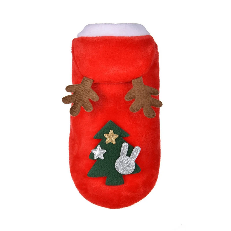 2019 Christmas Clothes Winter Coat Clothing Santa Costume Pet Outfit For XS-XL | Дом и сад