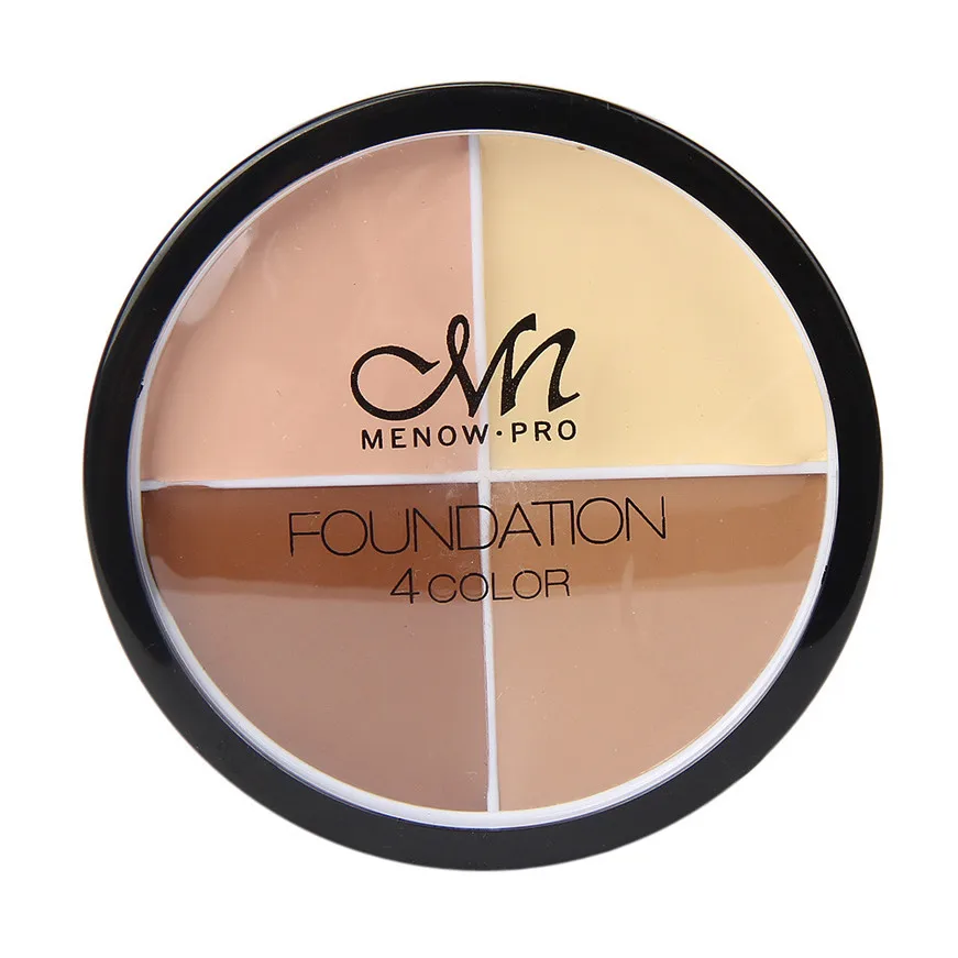 2017 4 цвета Пудра для лица крем Contour Pro макияж консилер Палетка камуфляж