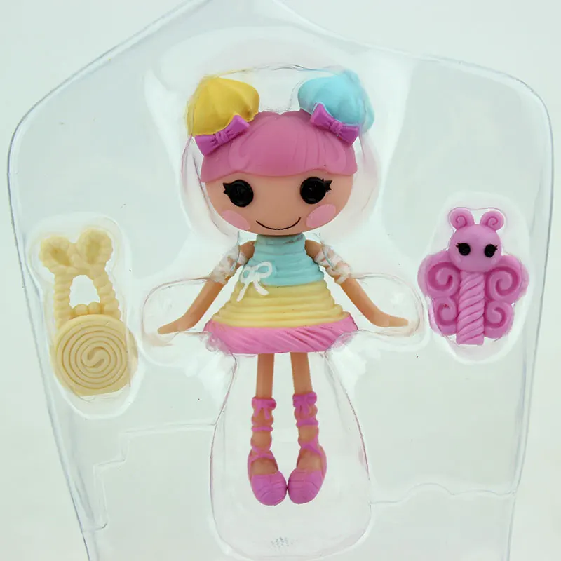 Модные 3 дюймов MGA куклы Lalaloopsy с аксессуарами игрушки играть
