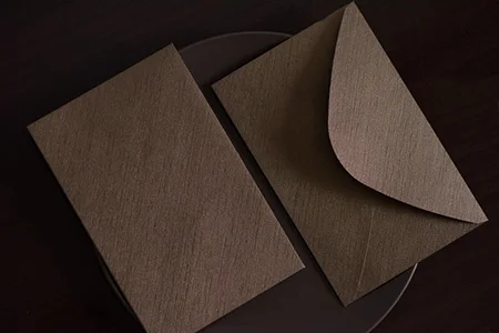 With Coffee envelope 50 шт. индивидуальное роскошное зеркальное Золотое геометрическое акриловое Свадебное приглашение, свадебное шестигранное спасение даты, свадебная поддержка - Цвет: With Coffee envelope