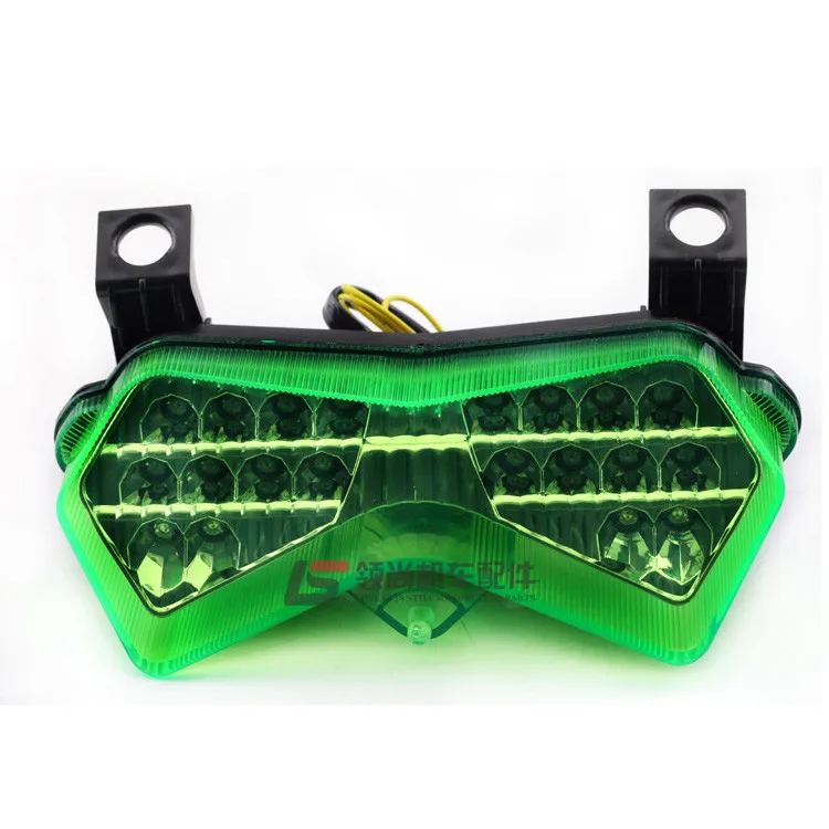 3 вида цветов в наличии объектив зеленый дым прозрачный мотоцикл задний фонарь