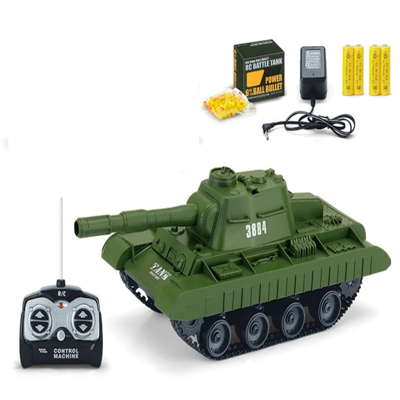 Детский Танк с дистанционным управлением модель зарядная версия может запустить