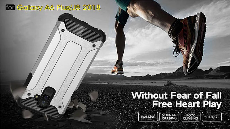 1000 шт. противоударный защитный чехол для телефона для samsung Galaxy J4 Plus J6 Prime J2 Core J8 J7 J7 J5 J3 Гибридный бронированный чехол