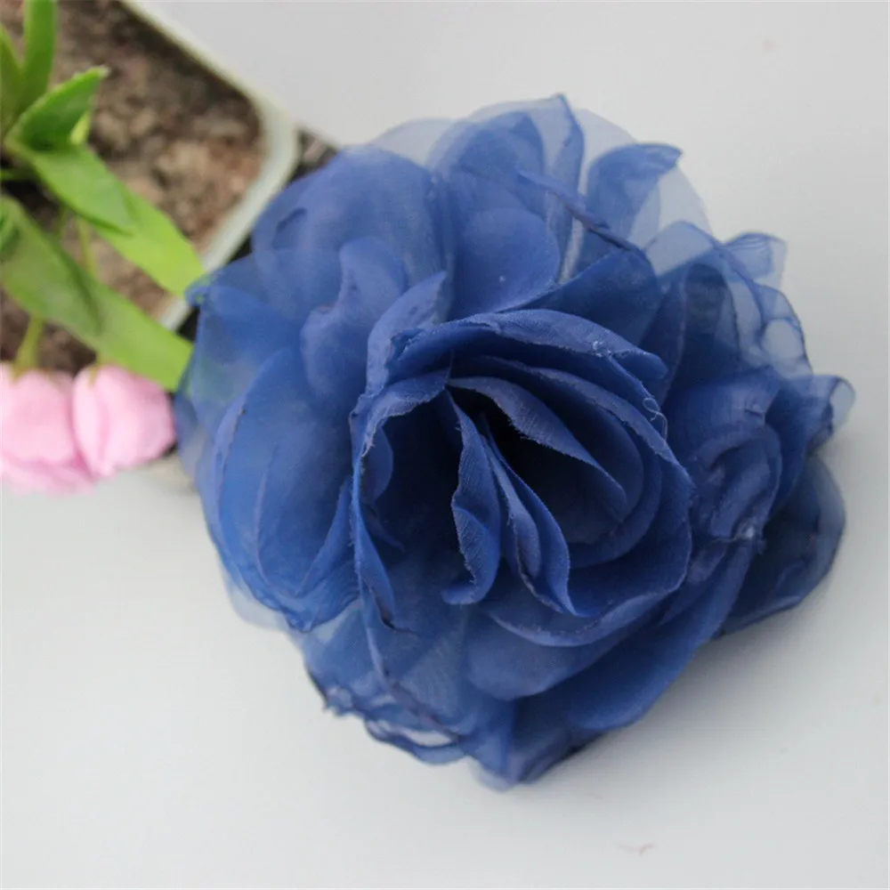 35 шт./лот цветы из искусственной ткани сгорели полями розы для детей украшения
