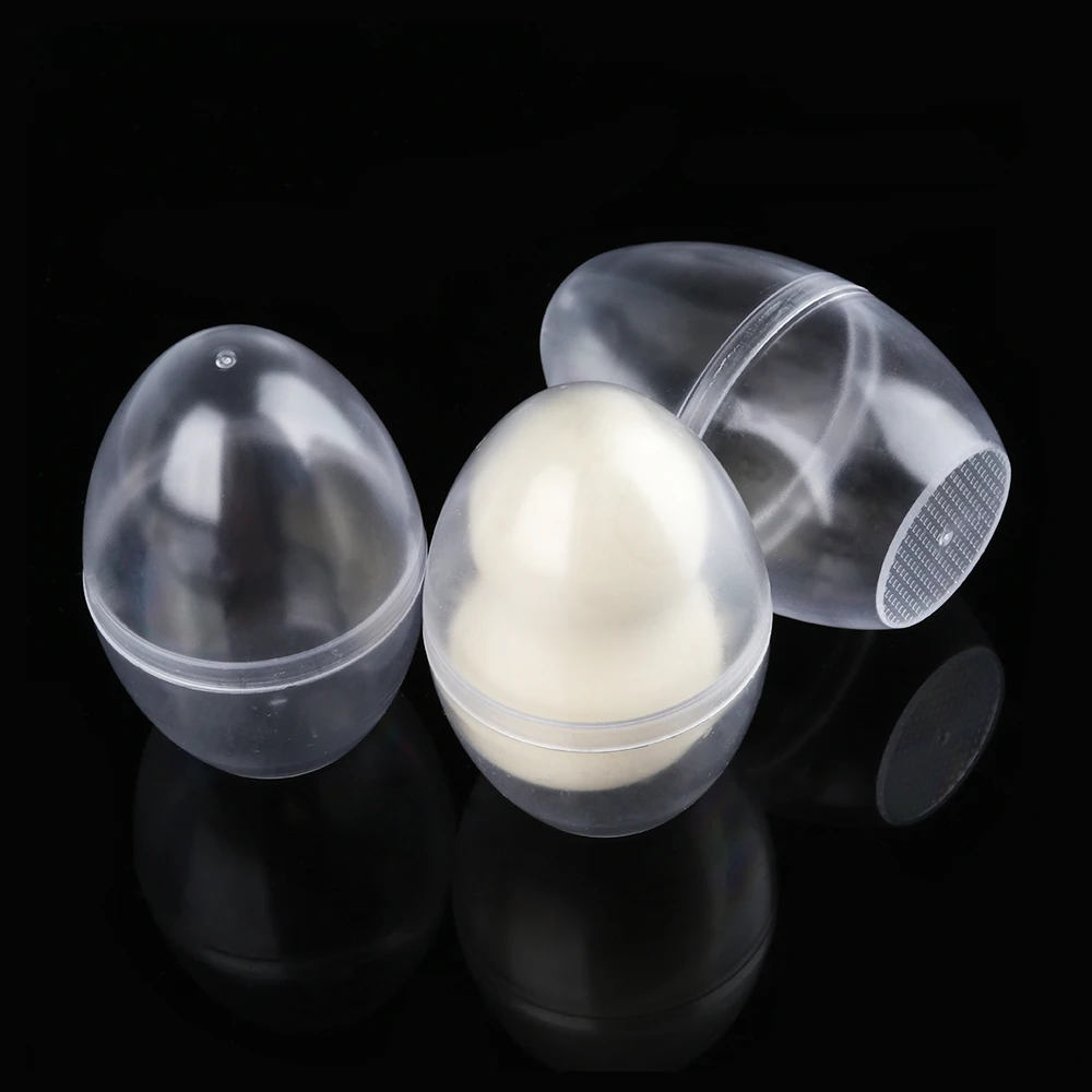 Прозрачная пустая губка для макияжа в форме яйца 1 шт. формирователь держатель