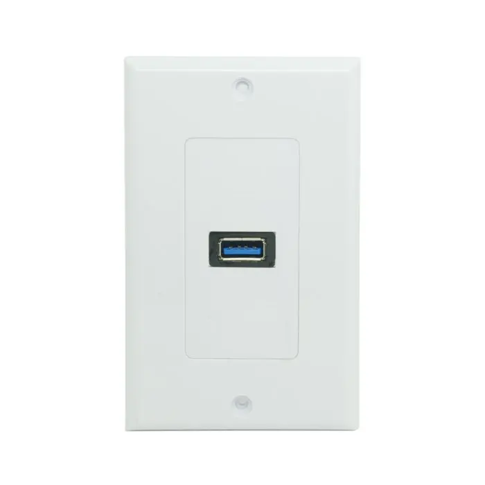 Однопортовое Зарядное устройство USB 3 0 для передачи данных настенная пластина