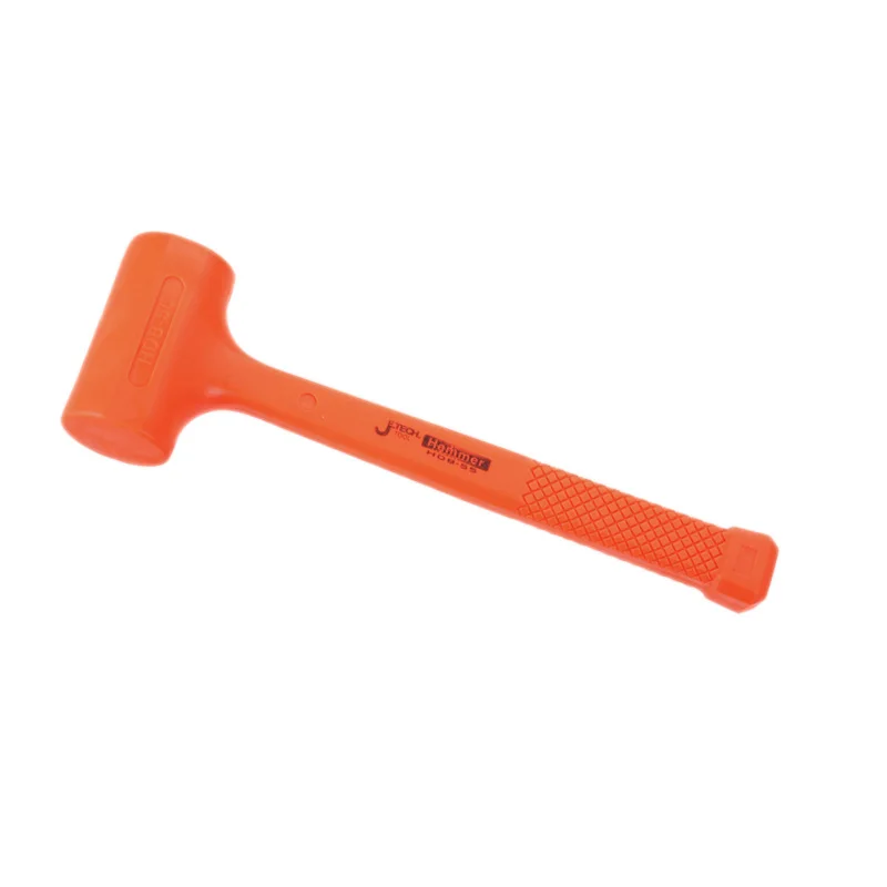 

Jetech 1 PC dead blow hammer rubber 22 32 65 oz standard head soft face ounce shockproof hammers anti-rebound striking tools