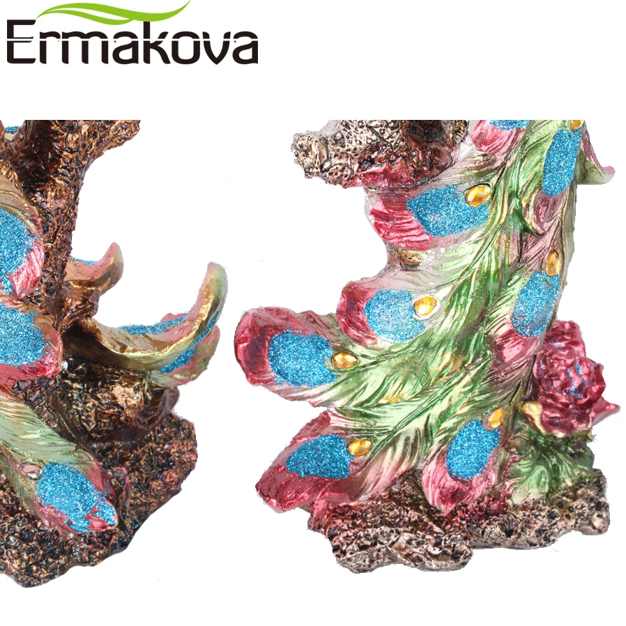 Ермакова 42 см (16 5 &quot) высота статуя Феникса из смолы красочная птица чудо-Феникс