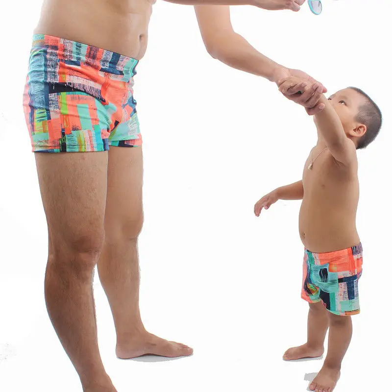 Новинка лета 2019 детские купальные шорты с принтом для мальчиков и мужчин