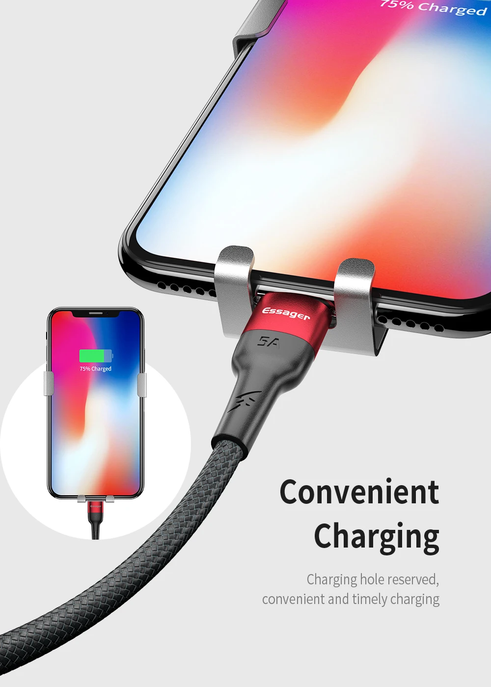 Автомобильный держатель для телефона Essager Gravity для iPhone, держатель для крепления на вентиляционное отверстие, держатель для смартфона, держатель для мобильного телефона, подставка в автомобиле
