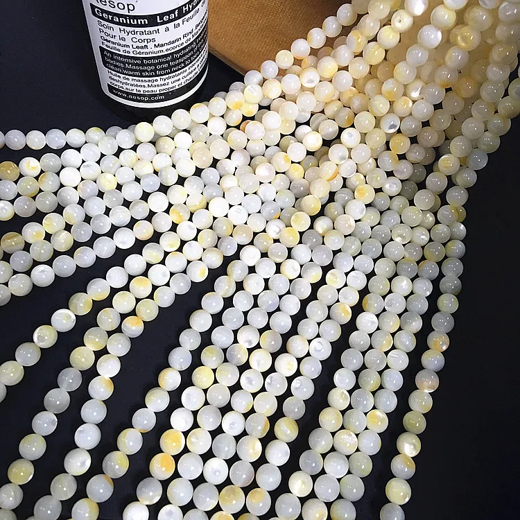 Ritoule DIY аксессуары желтый shell pearl пирсинг серьги из бисера Кулон|Ювелирная
