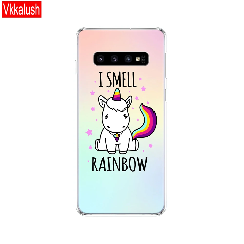 80217 Для samsung Galaxy S10 чехол S10Plus чехол Чехол из силикона и ТПУ для телефона с S10 E чехол на samsung S10 плюс G975F S 10 SM-G973F чехол - Цвет: 80217