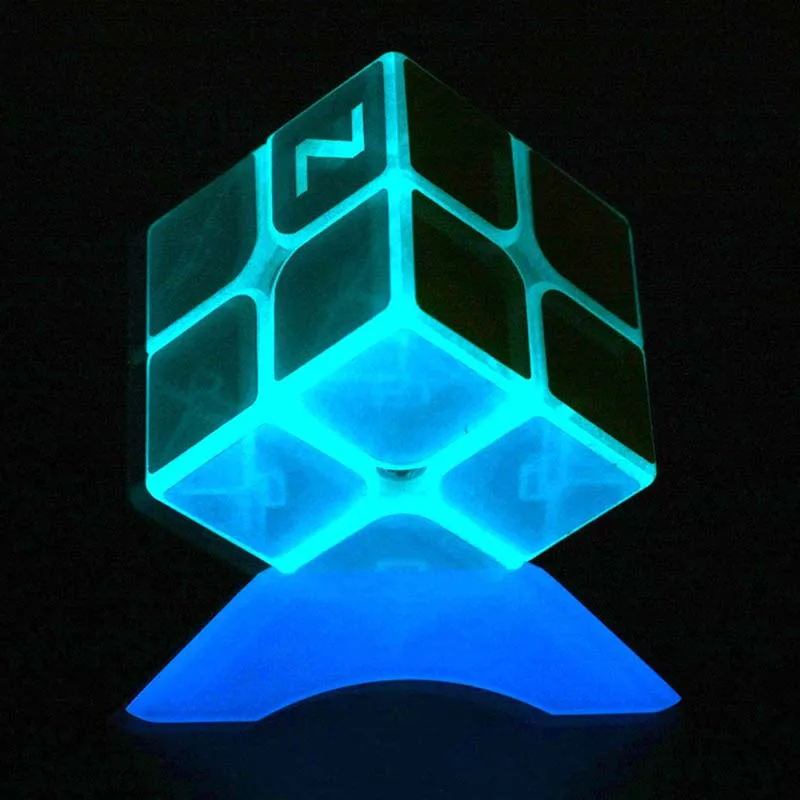 Светящийся прозрачный кубик головоломка 2X2X2 светящийся магический куб для детей