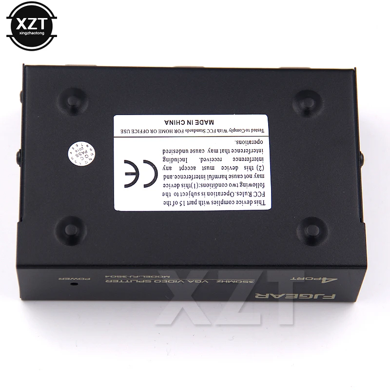 1 шт. сплиттер VGA на 4 порта HD 350 МГц 15HDF 60 м высокочастотный 2048*1536|4 port vga splitter|port