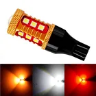1 шт. T15 921 W16W WY16W 1000Lm 15 SMD 3030 светодиодсветодиодный автомобильные дополнительные стоп-сигналы задний фонарь поворотники белый красный желтый