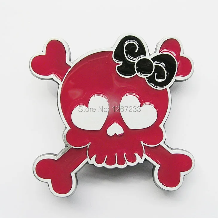 Мужская пряжка для ремня распределенная в стиле панк рок эмо татуировка Череп