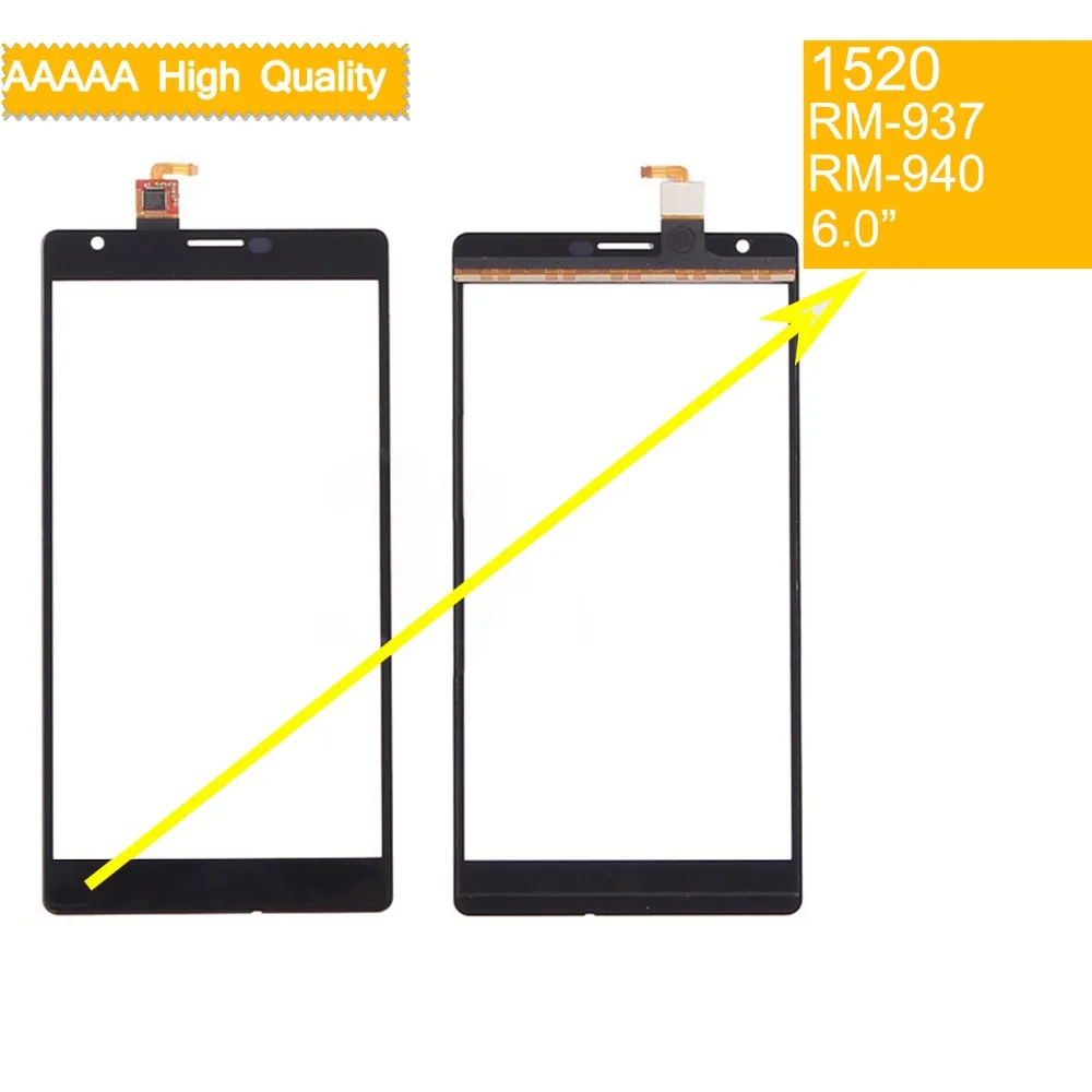 Сенсорный экран для Nokia Lumia 1520 N1520 RM 937 940 сенсорный дигитайзер Стекло Объектив