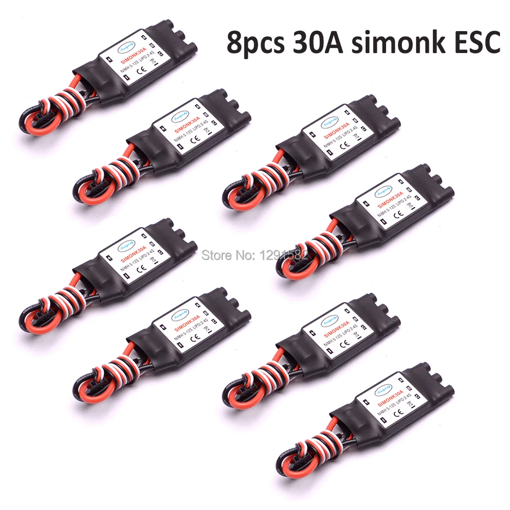 30A SimonK ESC 5V 2A BEC с 3 5 мм разъемом типа банан поддержка 2212 920kv мотор для RC F450 X500