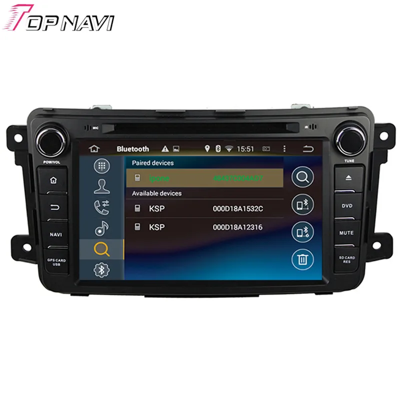 Topnavi 7 ''Octa Core 4GB RAM Android 6 0 Автомобильный видеоплеер Авто аудио DVD ПК для MAZDA CX-9