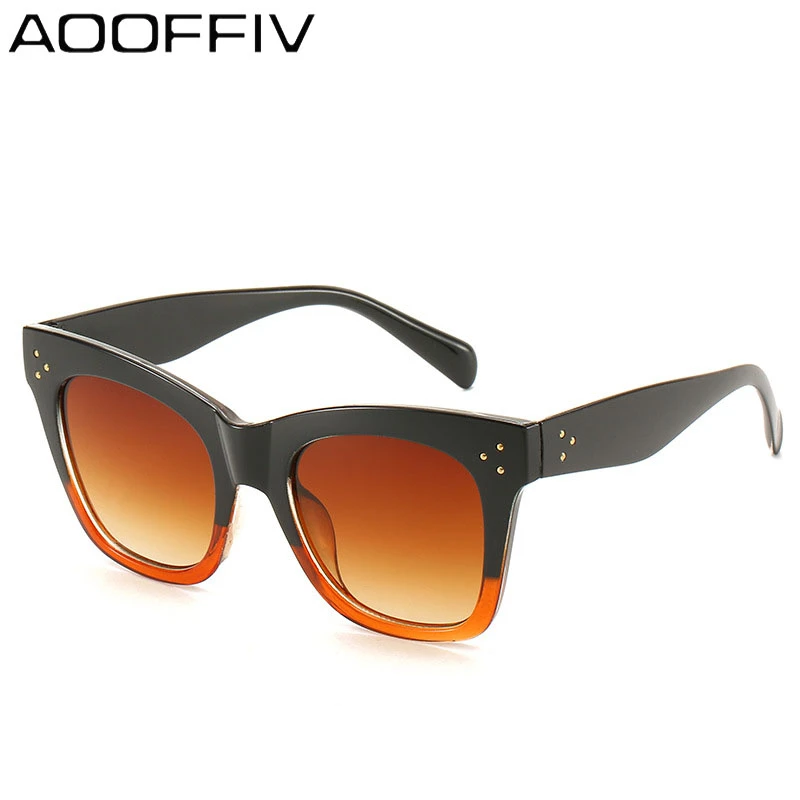 

Classic Cat Eye Sunglasses Women 2019 Vintage Oversized Gradient Sun Glasses Shades Female Luxury Designer UV400 Ladies Eyewears