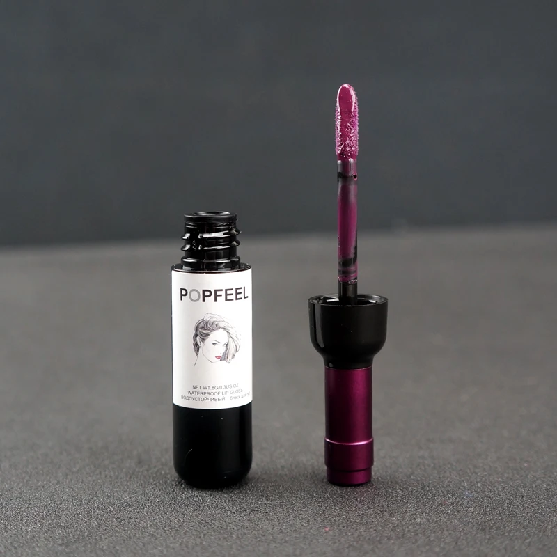 Новый бренд макияж матовая Жидкость Помада для губ красные губы блеск женские