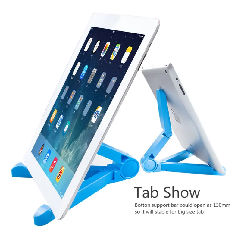 Pushingbest Foldable flat triangular Phone holder Adjustable F1 Tablet PC lazy folding bracke Stand Holder for iphone iPad 2 | Мобильные
