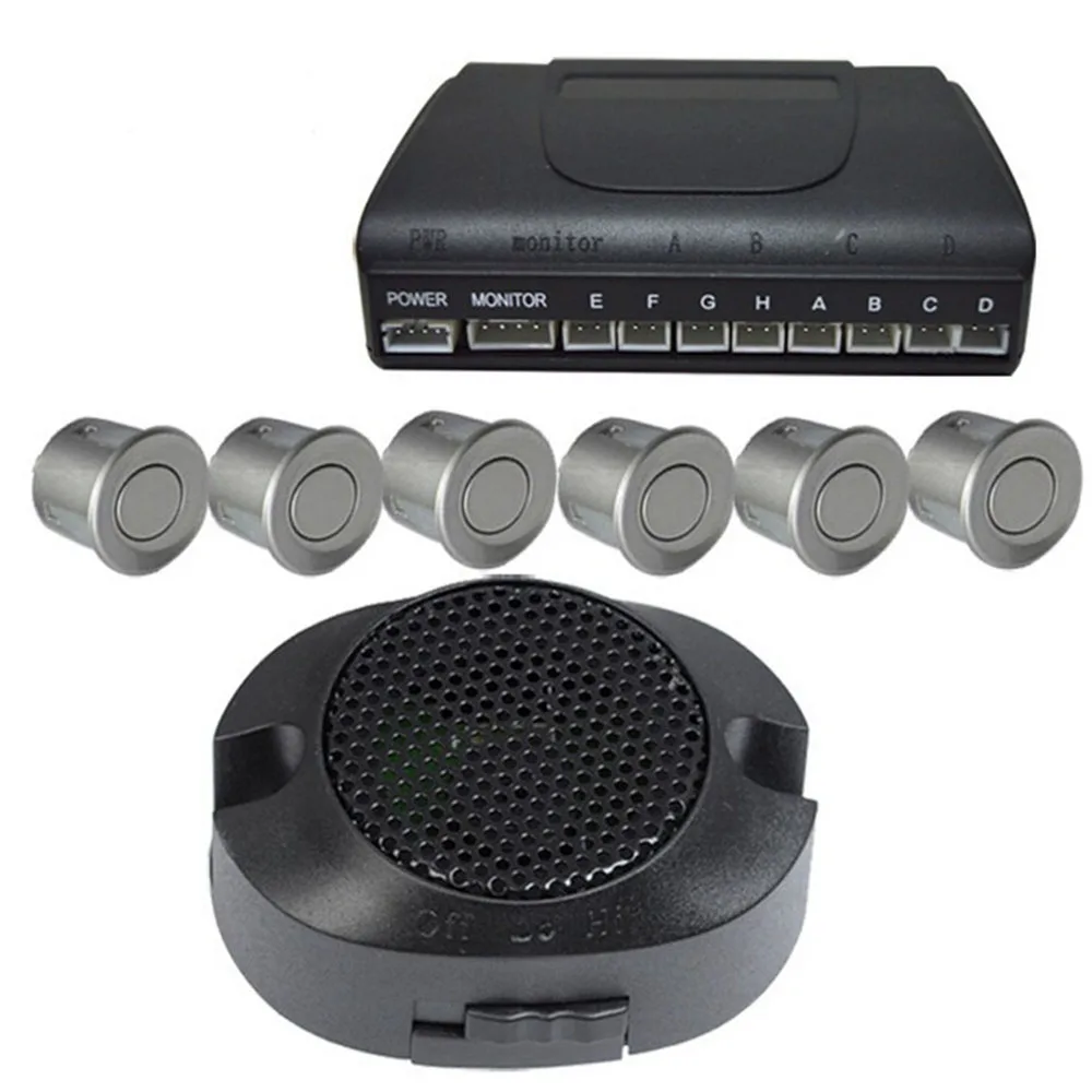 Оригинальный набор парковочных датчиков для автомобиля 6 парковочные резервные