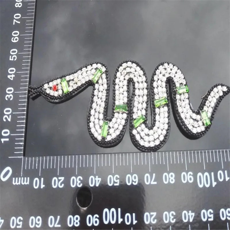 1 шт. новые наклейки Алмазная Змея патч одежда украшения блестки джинсы DIY