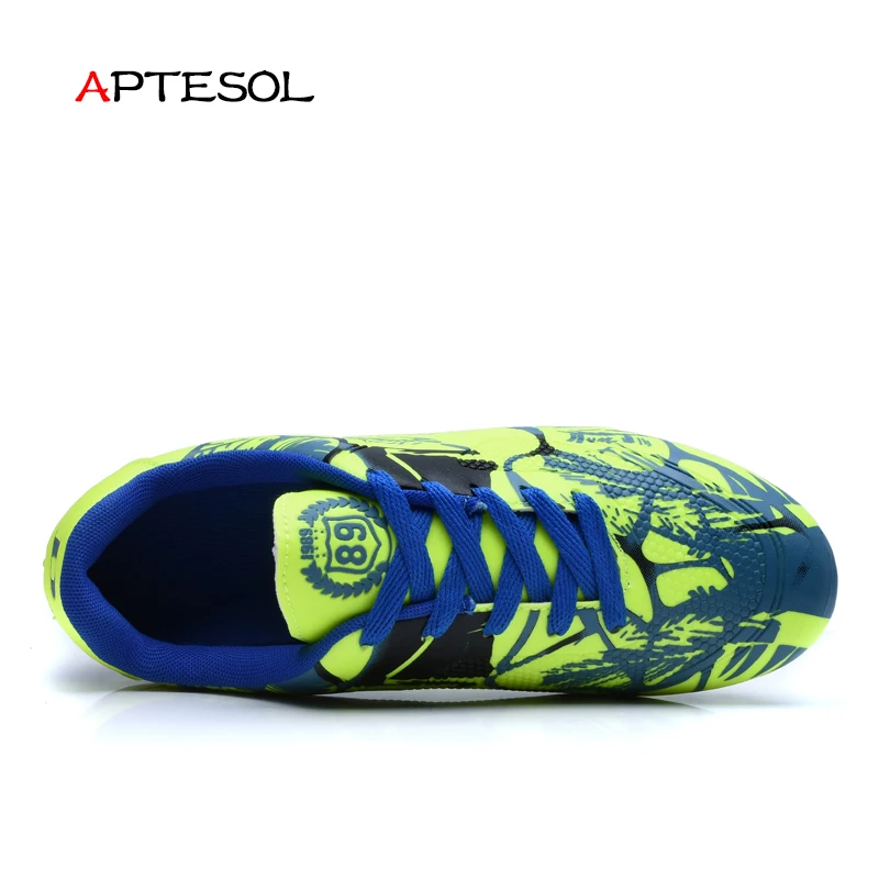 APTESOL Brand New Men's Outdoor Cleats Rubber Sole Soccer Shoes Men Boys Kids FG Boots Children Training Football | Спорт и