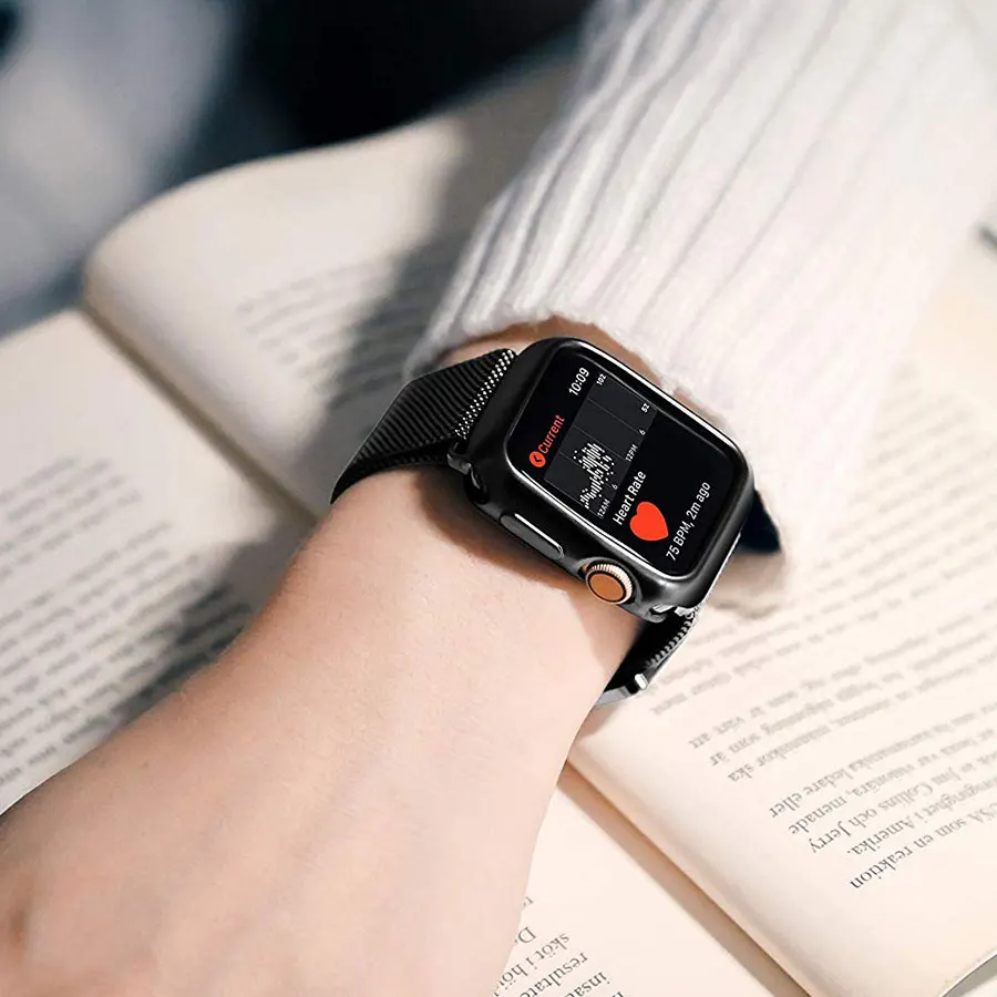 Металлический ремешок для часов Apple Watch силиконовый бампер 38 мм 42 40 44 | Наручные