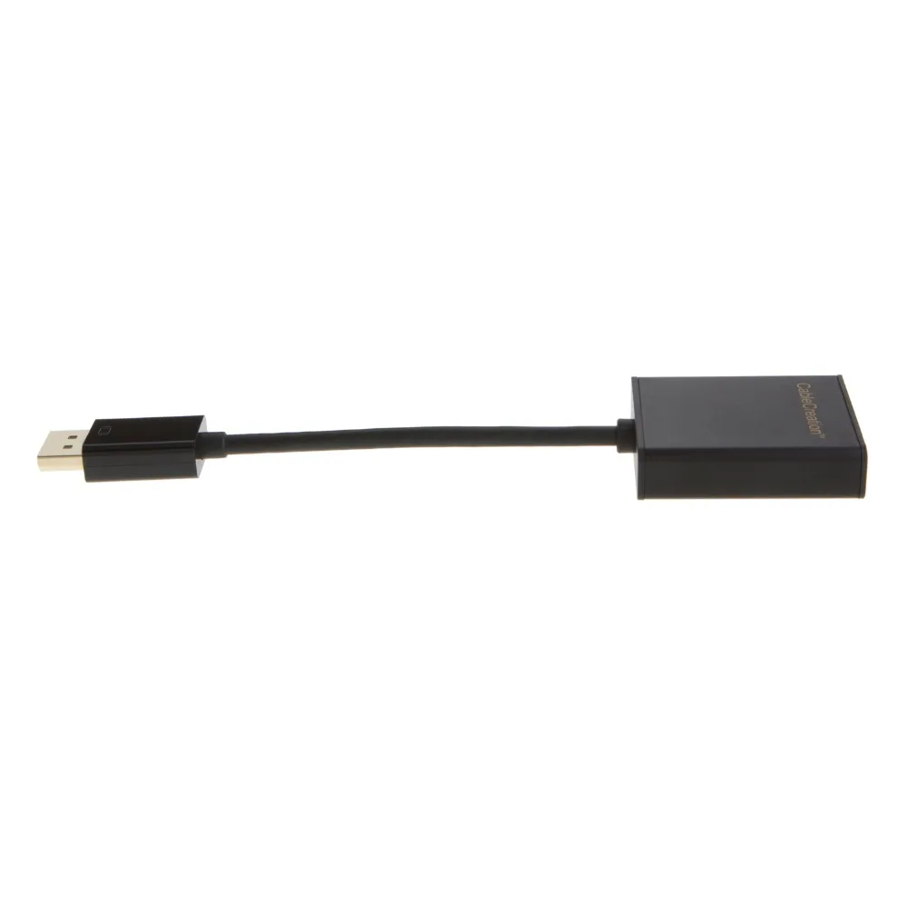 CableCreation (Active) DisplayPort к адаптеру DVI DP DVI-I Eyefinity поддержка нескольких экранов черный 15