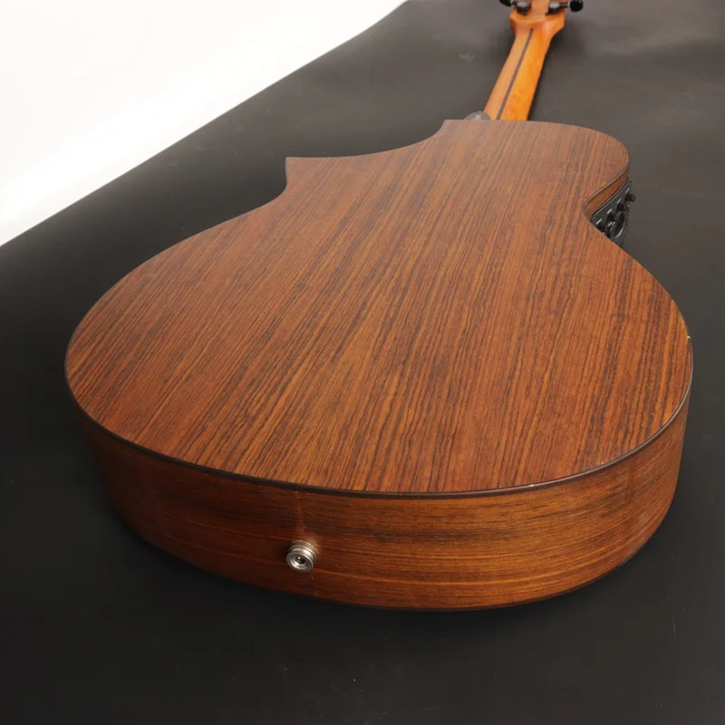 Ручная работа полная hickory деревянная высококачественная акустическая гитара с эквалайзером с тюнером/отличный звук гитары ra elétrica d