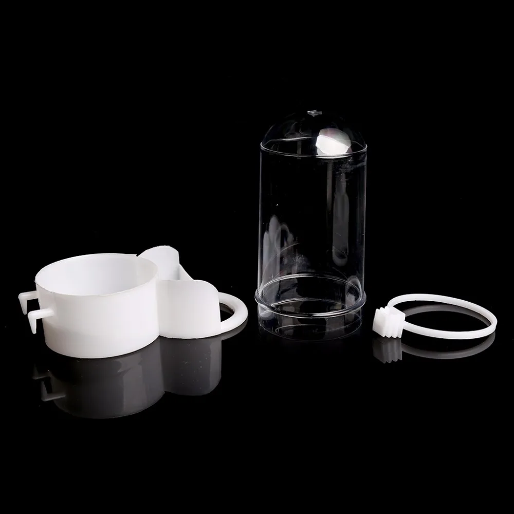 Кормушка для питья домашних животных птицы автоматическая пищевая водосборная